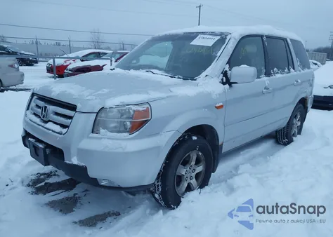 2008 Honda Pilot Ex-L из США, поврежденный, VIN 5FNYF18578B057106